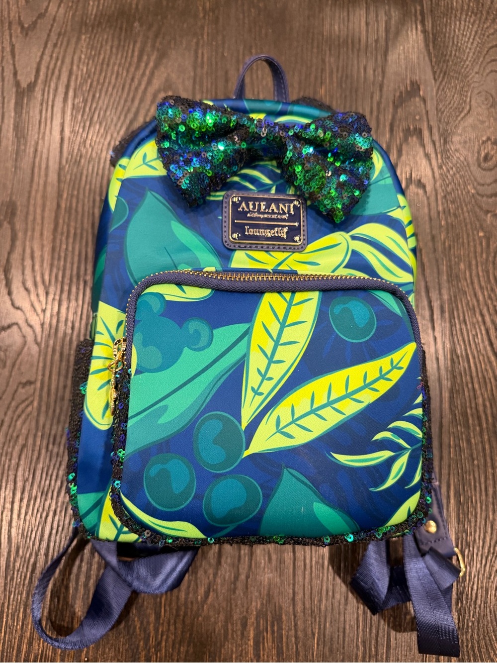 Loungefly Disney Aulani Paradise Vibes Sequins Mini Backpack